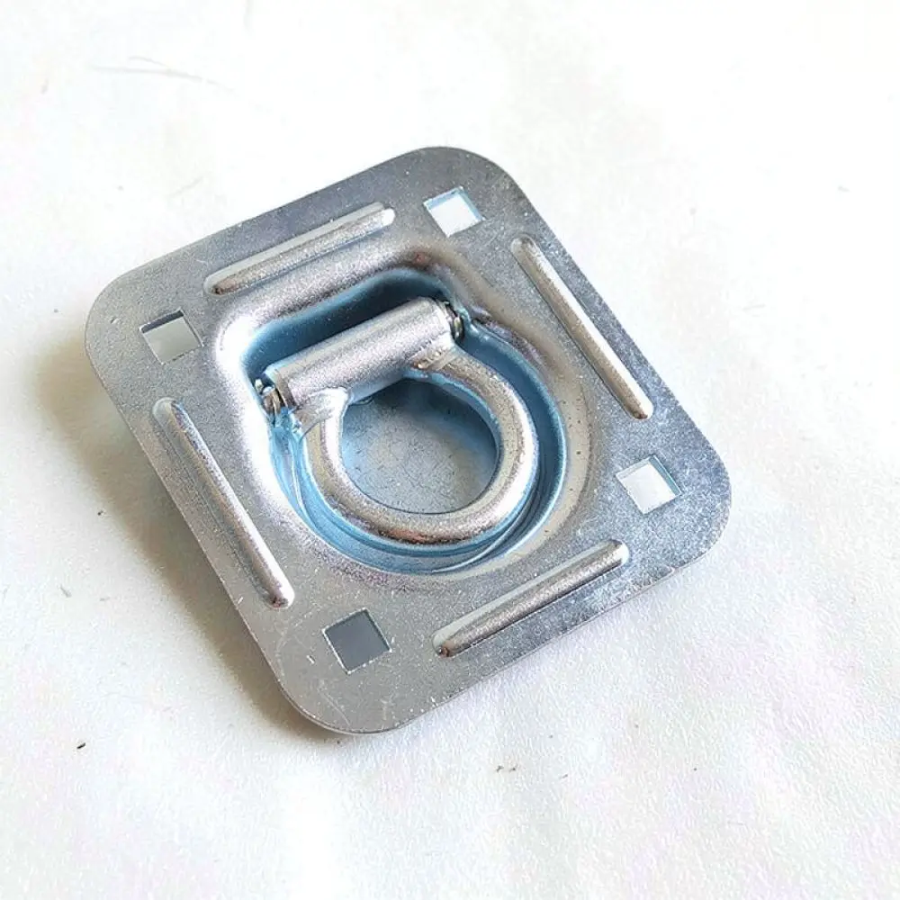 Recessed Tie Down Anchor For CVP Trailer Lashing Ring Spring Loaded Cargo Lash Hook Stainless Steel Floor Mounted Tie Downs