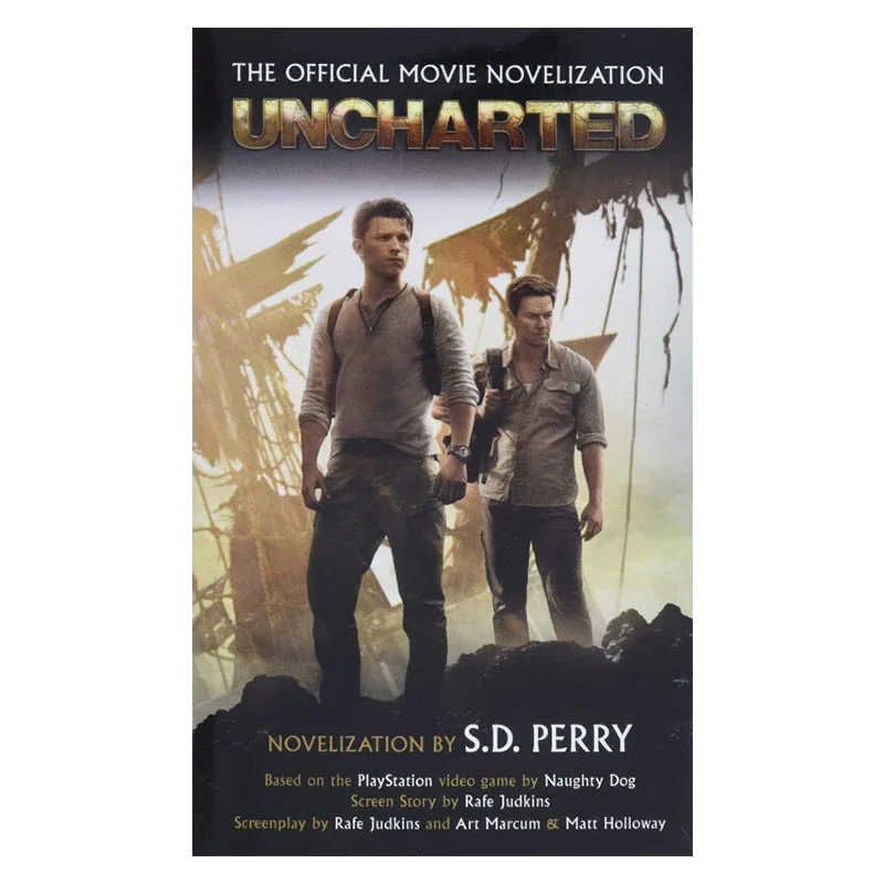 

Uncharted: The Official Movie Novelization, бестселлер на английском языке, фильм на основе романа 9781789097313
