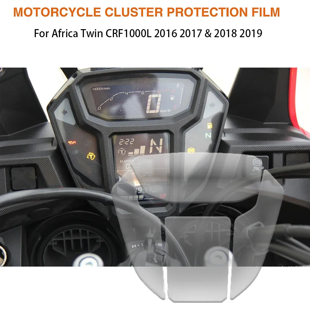 Motorcycle Accessories Instrument Protective Film Dashboard Screen Protector For Africa Twin CRF1000L CRF 1000L 2015-2019