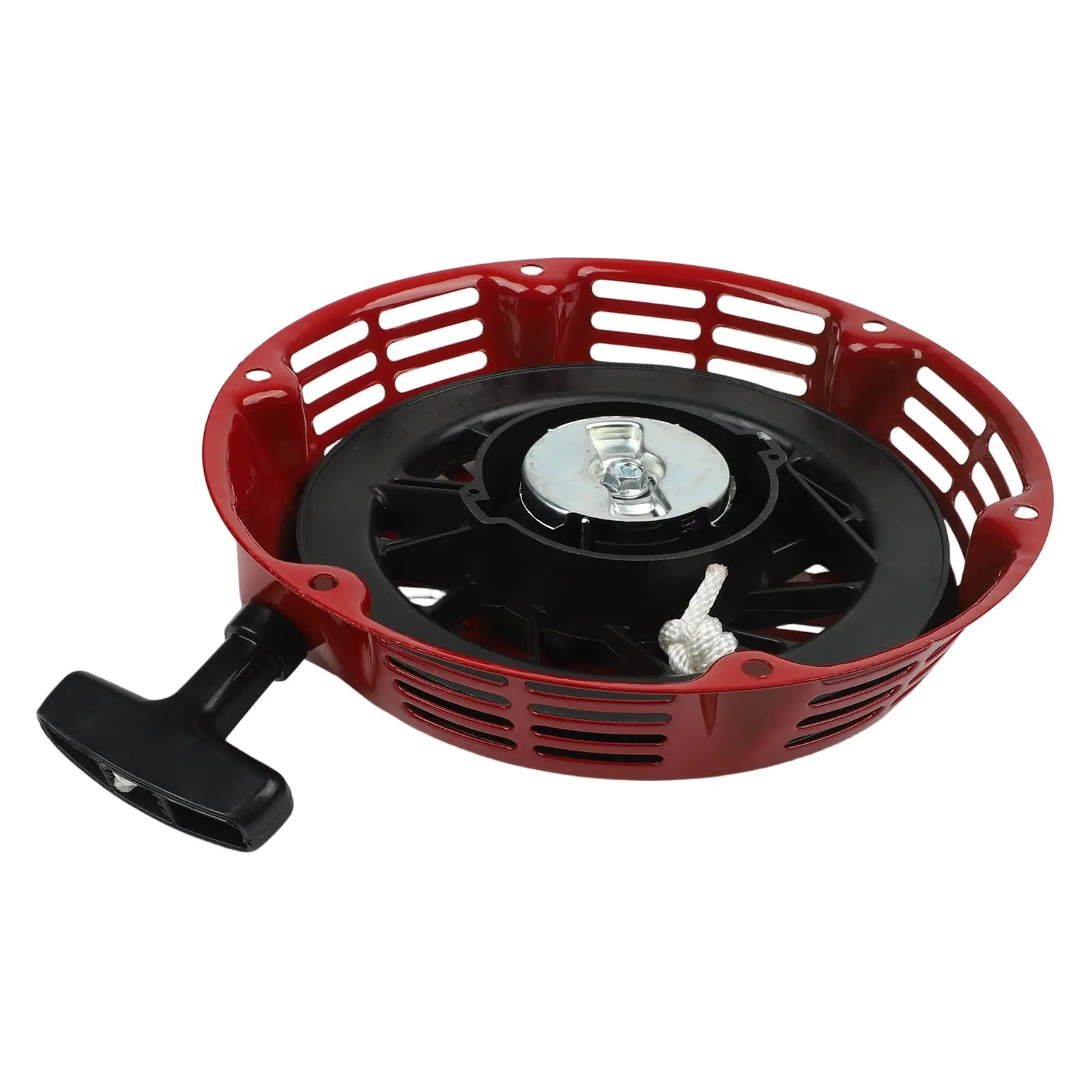 Alternator Pull Starter Metal Practical Red Starting Kickback Parts Recoil Replacement 13HP Accessories Starter