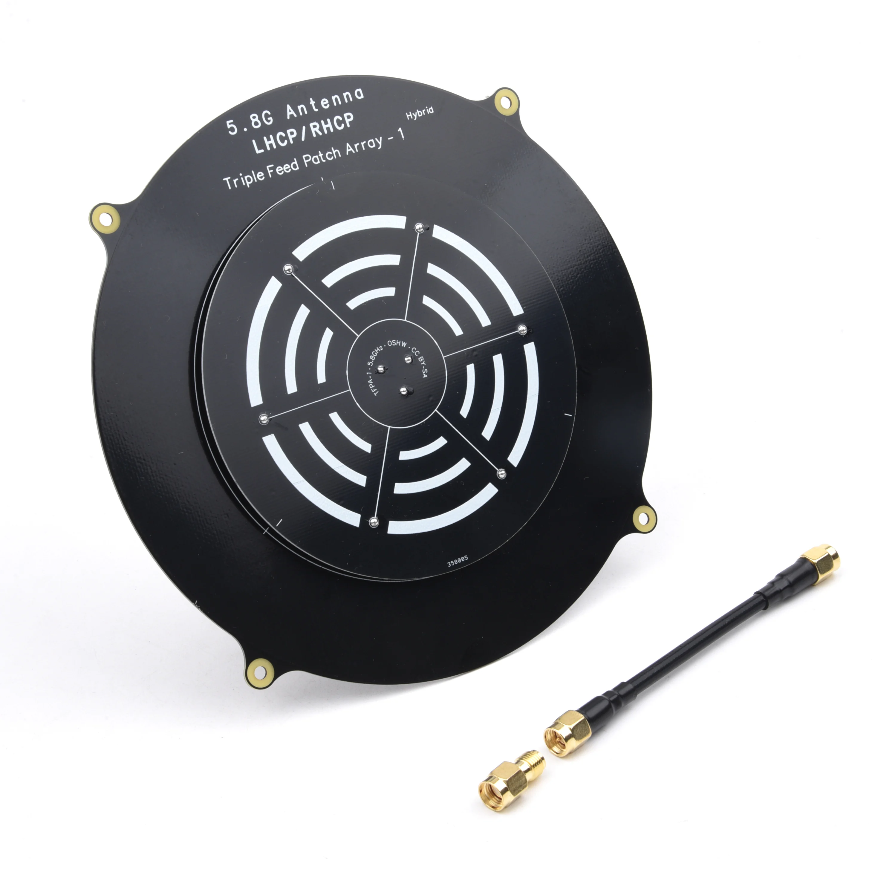150mm Triple Feed Patch 5.8GHz 14dBi Pagoda Array FPV Antenna LHCP RHCP RPSMA SMA For RC Drone FPV Quadcopter