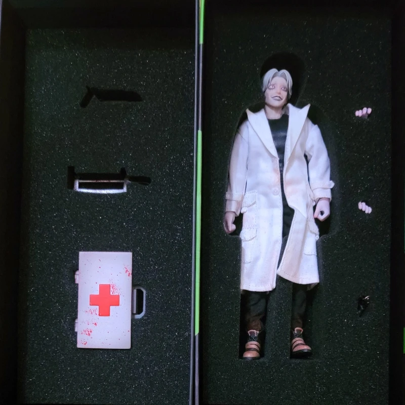 Level Level 9 Club Chaos Frontline Series Dark Doctor & Mad Nurse 1:12 Movable Doll Tide Play Joint Movable Soldier Toy Gift