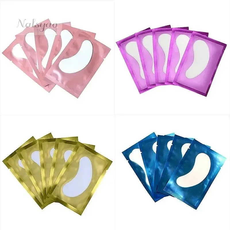 50-100 Pairs Under Eye Patches Hydrogel Isolation Pad Gasket for Eyelash Extension Makeup Tools