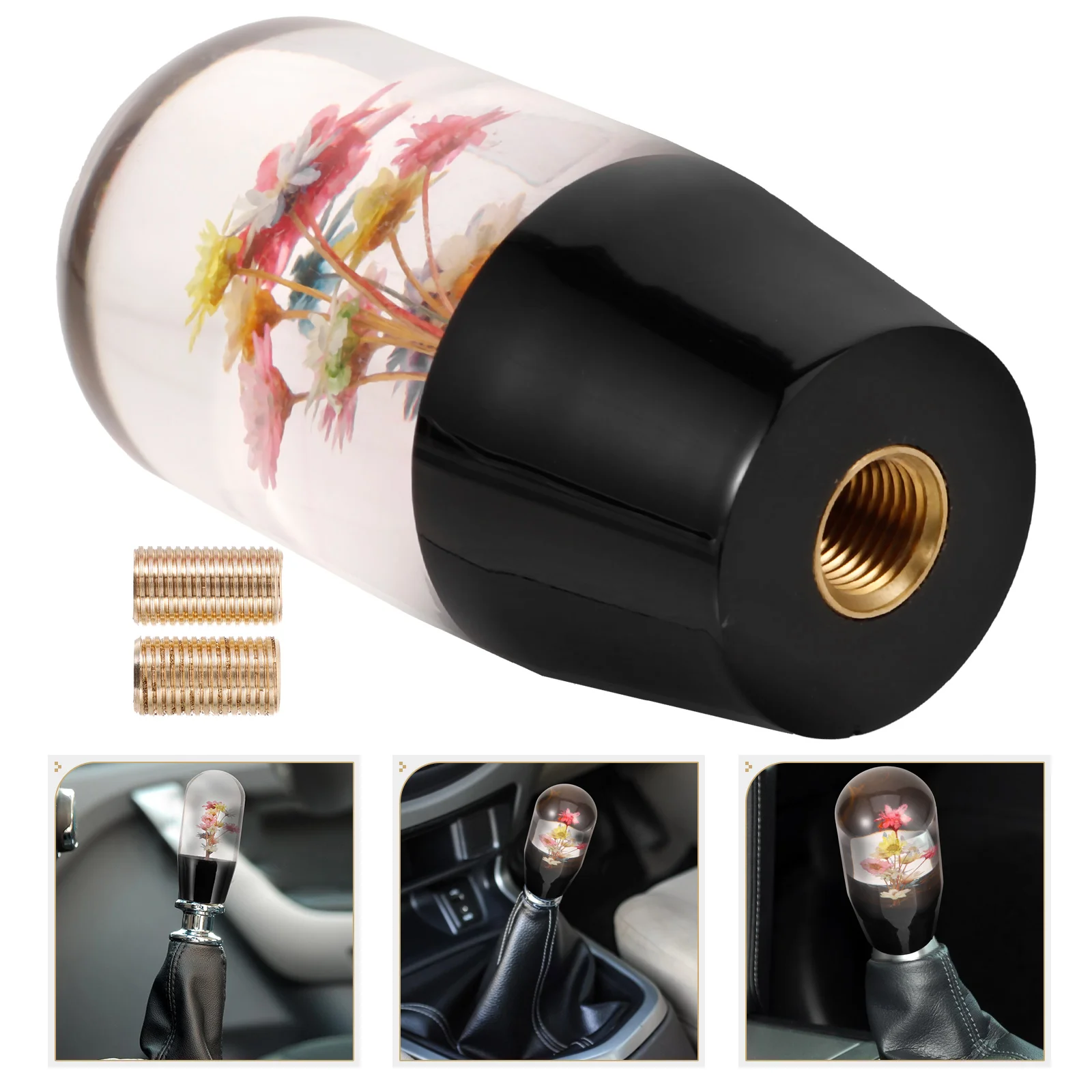 

Universal 10Cm Gear Stick Shift Manual Car Shifter Knob Durable Acrylic Shifter Car Accessories Universal Shift Knob Manual