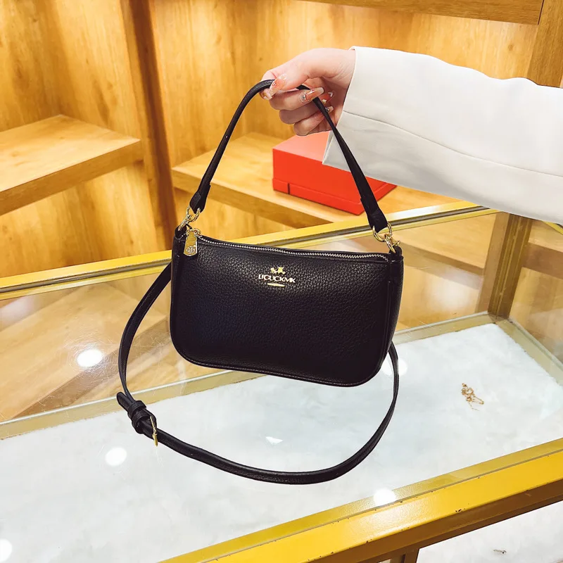 

Ladies Light Luxury Small Square Bag - Multifunctional Shoulder and Crossbody, Simple and Chic, Versatile Casual Design