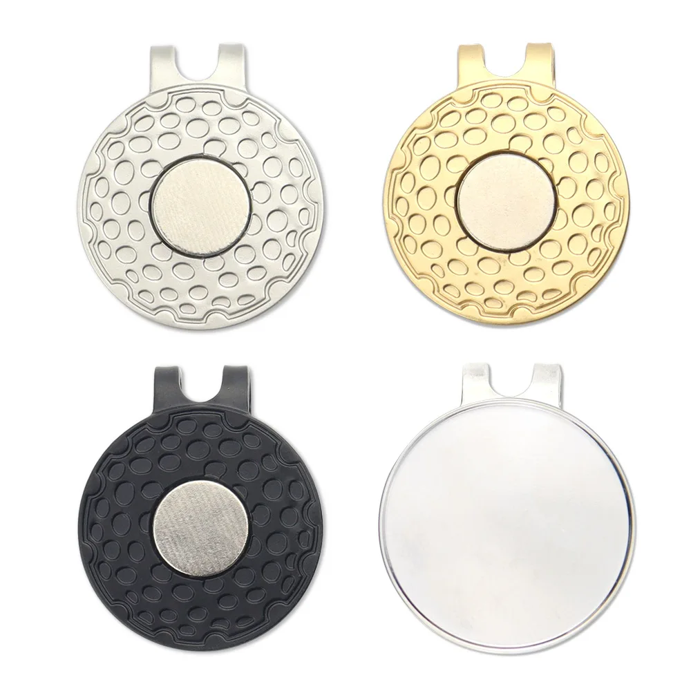 10pcs per pack for 4 Color Zinc Alloy Magnetic Hat Clip Golf Ball Marker Metal Cap Clip for Golfers for Golfers