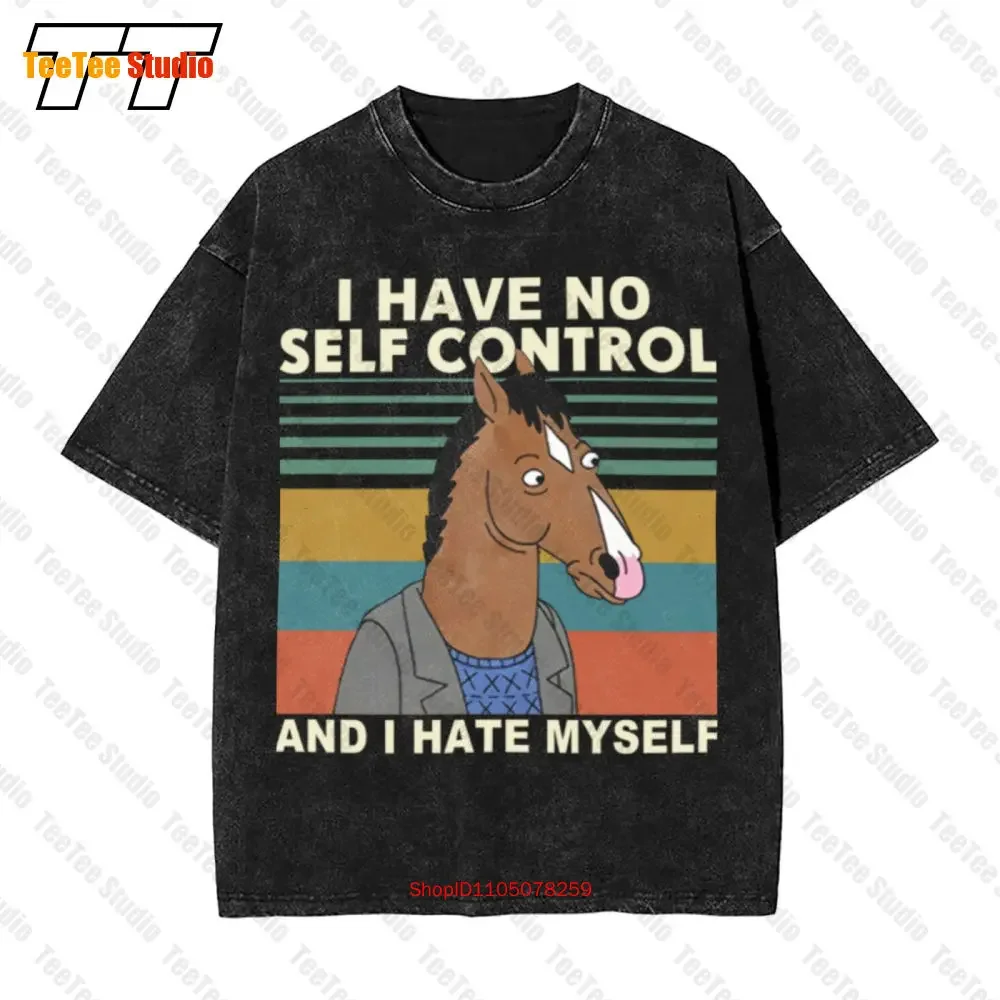 Horseman I Have No Self Control And I Hate Myself Vintage Oversized T-Shirt RGKS