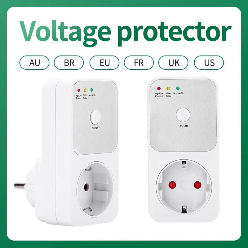 New European regulation EU/US/UK/FR multifunctional household anti misoperation protector for high and low voltage protection