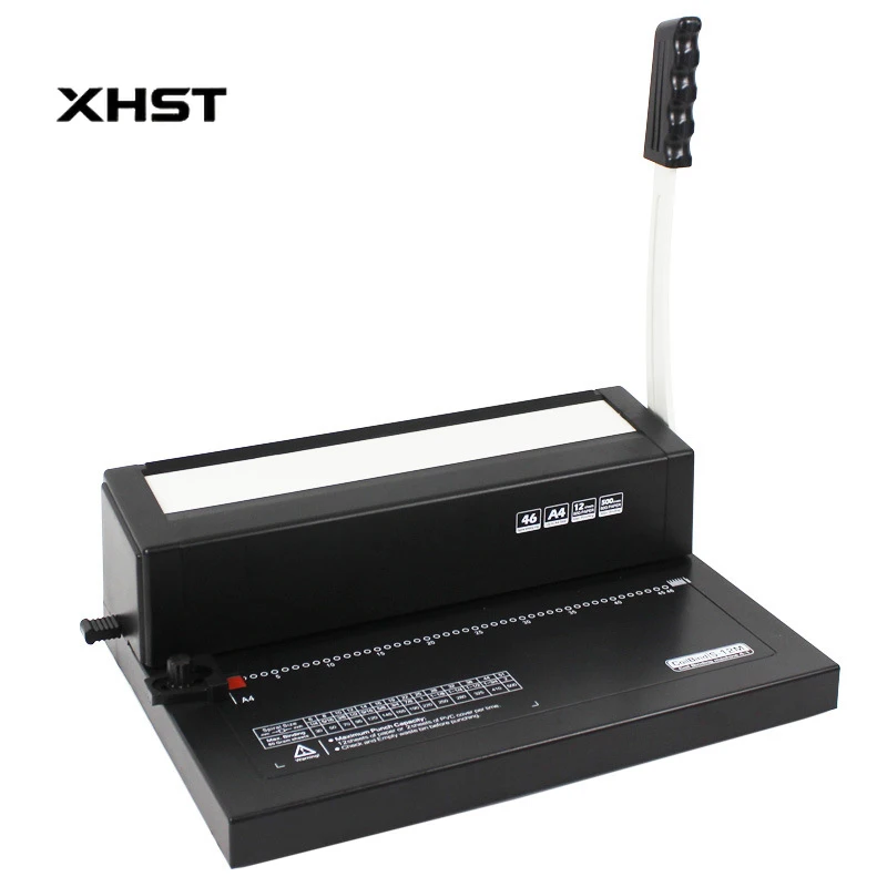X24 46-hole Spiral Ring Single Coil Binding Machine Punching Machine Loose-leaf Ring Manual Office Machine