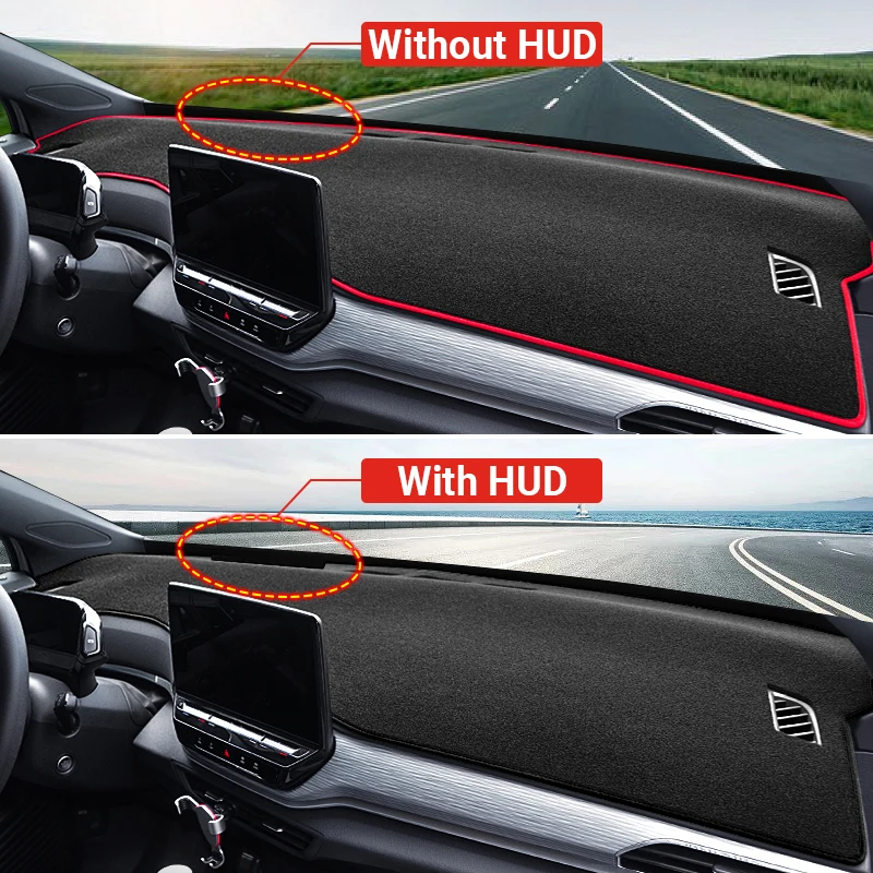 For Volkswagen VW ID.4 ID4 2020 2021 2022 2023 Car Dashboard Cover Avoid Light Pad Sun Shade Anti-UV Carpets Non-Slip Case Mat