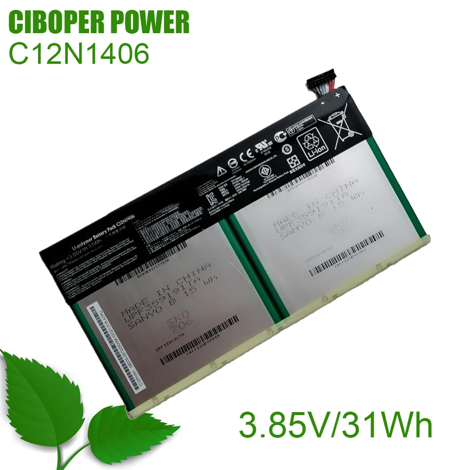 CP Original Tablet Battery C12N1406 2.85V/31Wh For For Transformer Book T100TAL-DK T100TAL Tablet PC Replacement