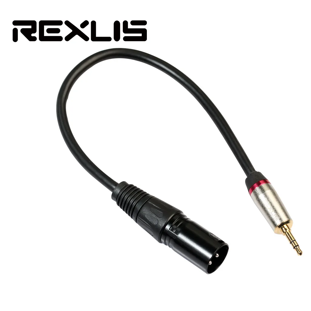 Suitable for 48V Phantom Power Supply of Mobile Phone Capacitor Microphone Mixer, 3.5cm XLR Cannon Audio Cable roku