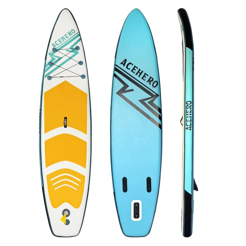 Lightweight Inflatable Stand up Paddle Board SUP Kit With Safety Leash for Lake River Ocean Use Direct Factory Wholesale
