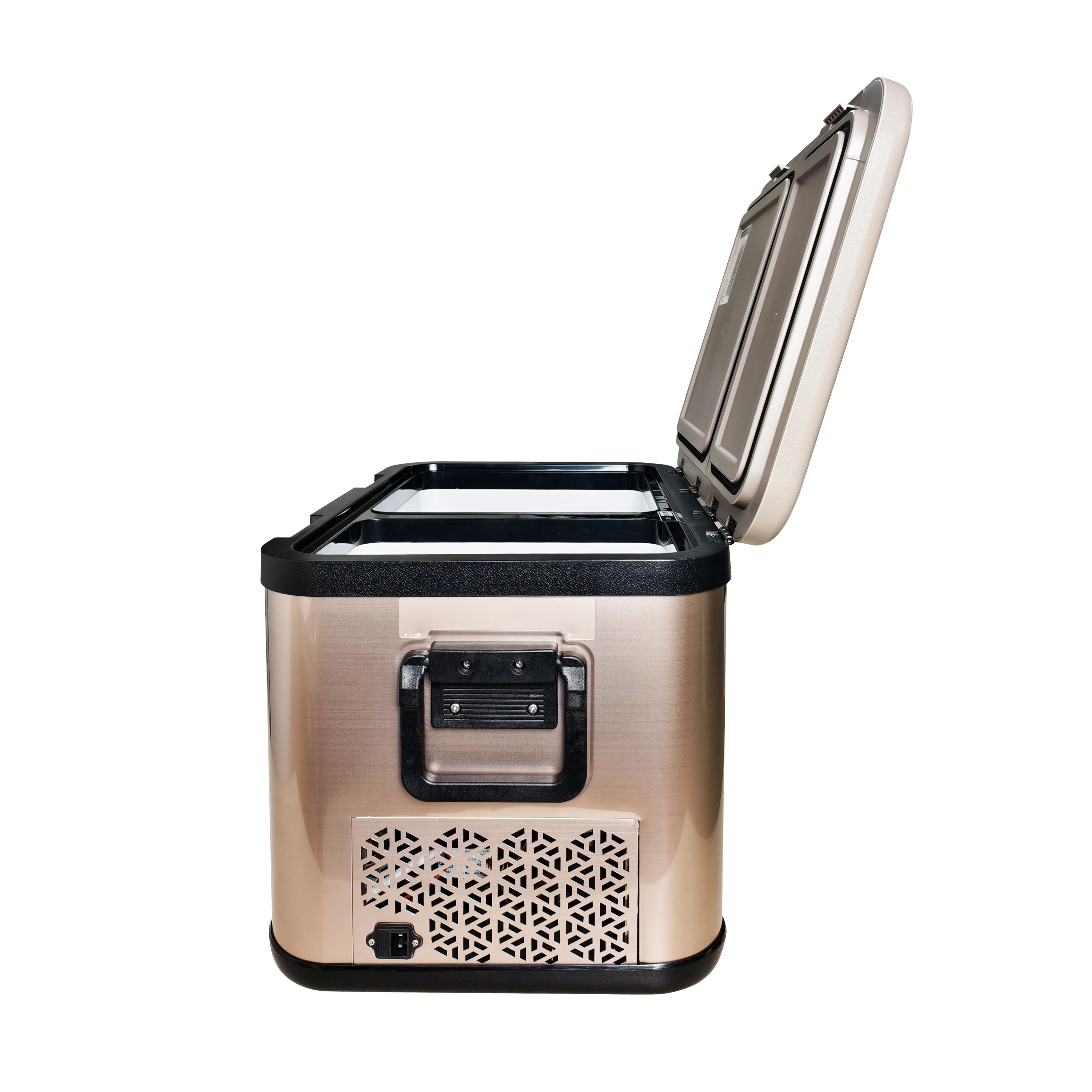 Dual-Zone Temperature Control Cooler - Refrigeration/Freezing, Compressor-Powered, Car/Home Dual-Use