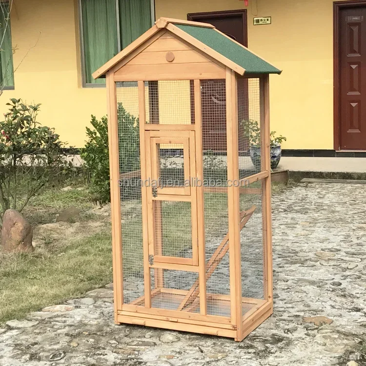 Bird Breeding Cages Design Cheap Large Wooden Pigeon Parrot Quail Bird Aviary Bird Cages Outdoor