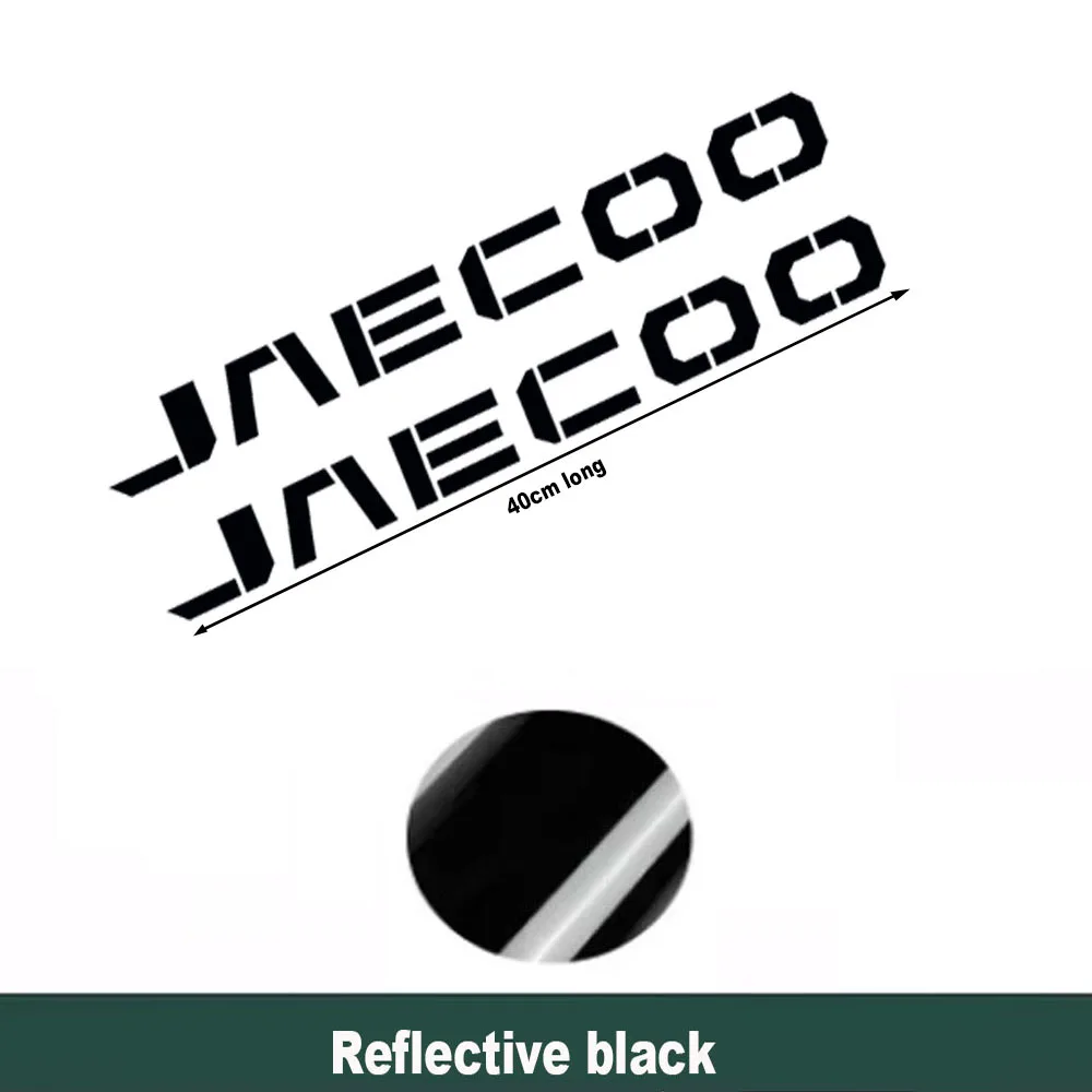 2pcs Car body Stickers Decal For JAECOO J5 EV J7 J8 Phev 5EV J6 J8 ICAR