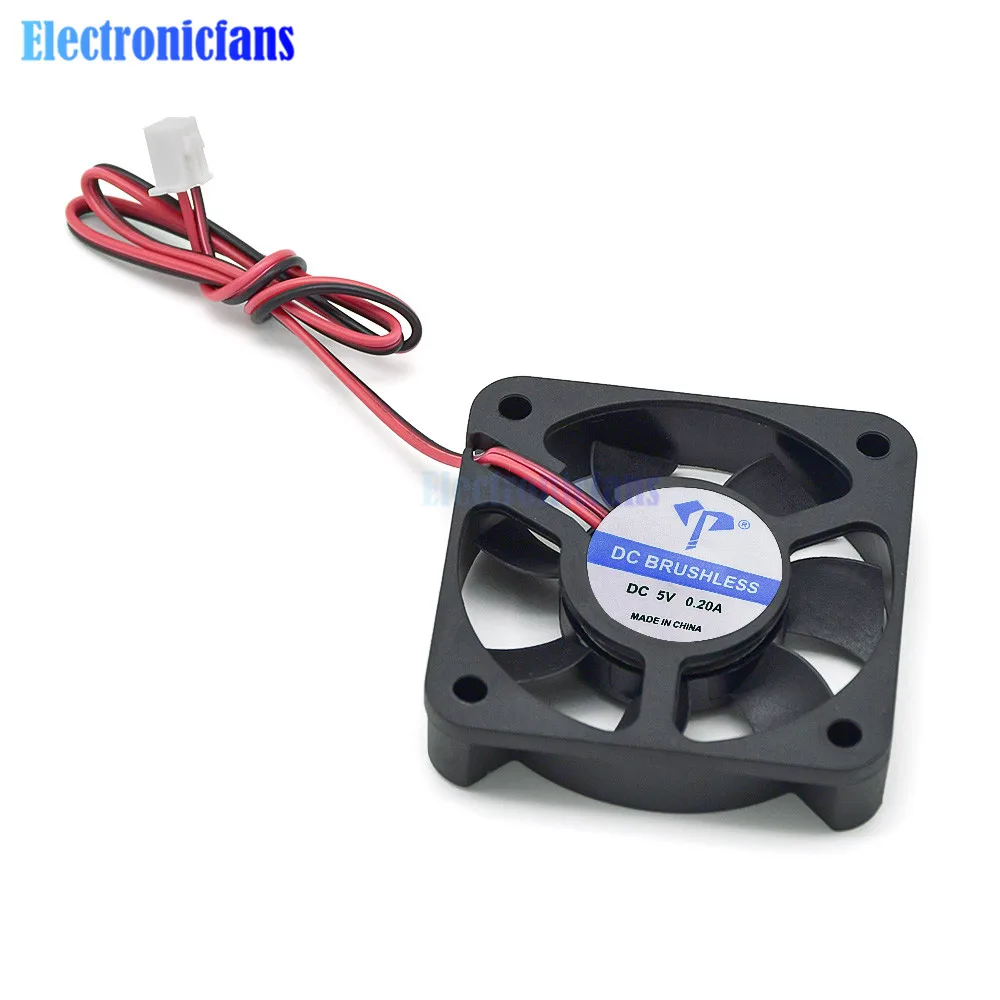 DC5015 0.15A 5cm 5V 12V 24V Two Wire Micro Cooling Fan Oil-containing Bearing DC Industrial Fan for Battery Car Charger