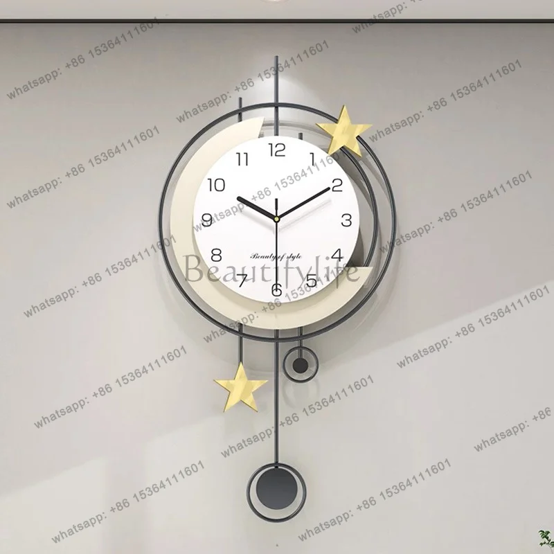 LJY Silent Wall Clock for Restaurant Large Modern Easy to Read for Cafe Kitchen Office Commercial Use