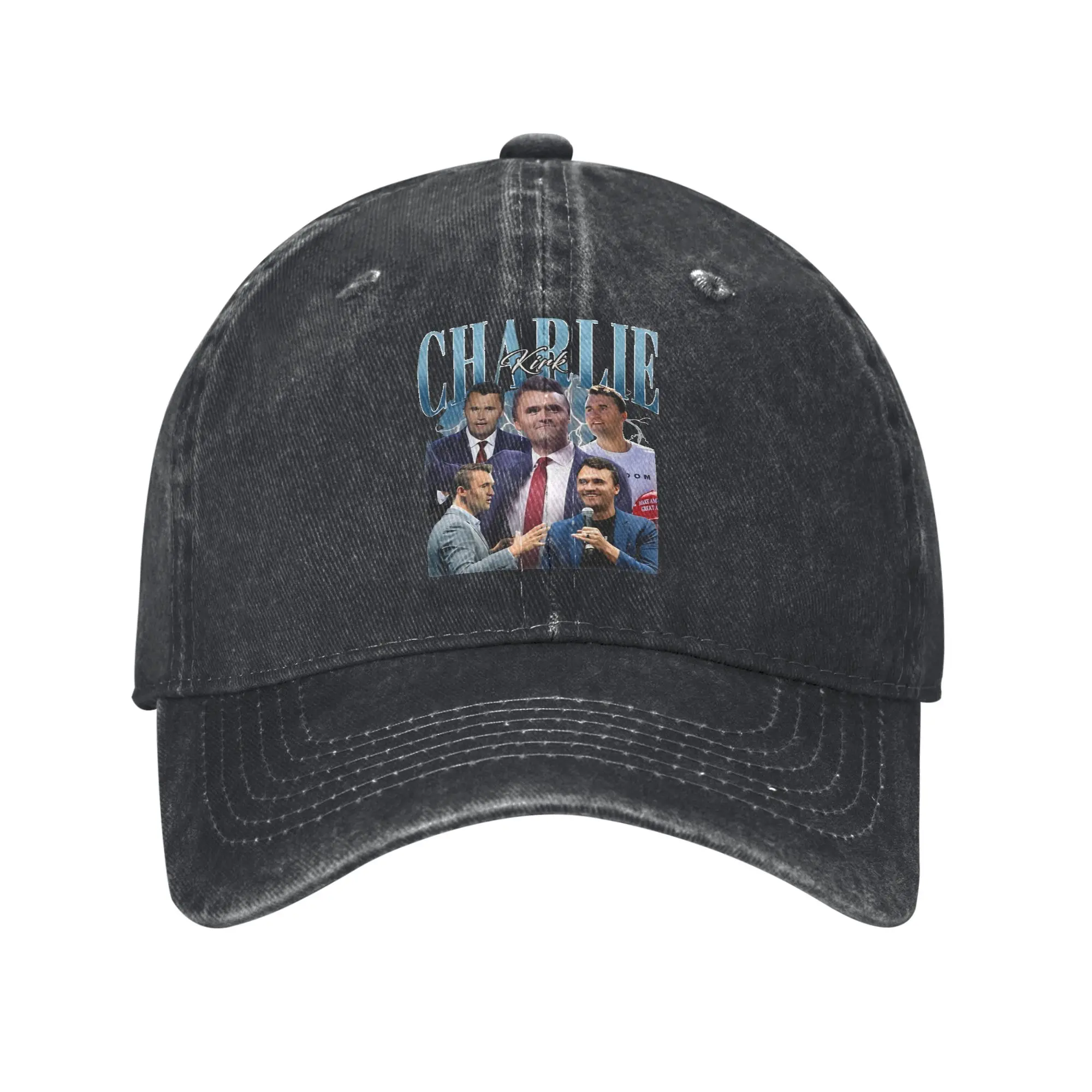 Vintage Bootleg Pray For Charlie Kirk Casual Baseball Cap Outdoor Sports Trucker Hat Adjustable Couple Women Baseball Caps