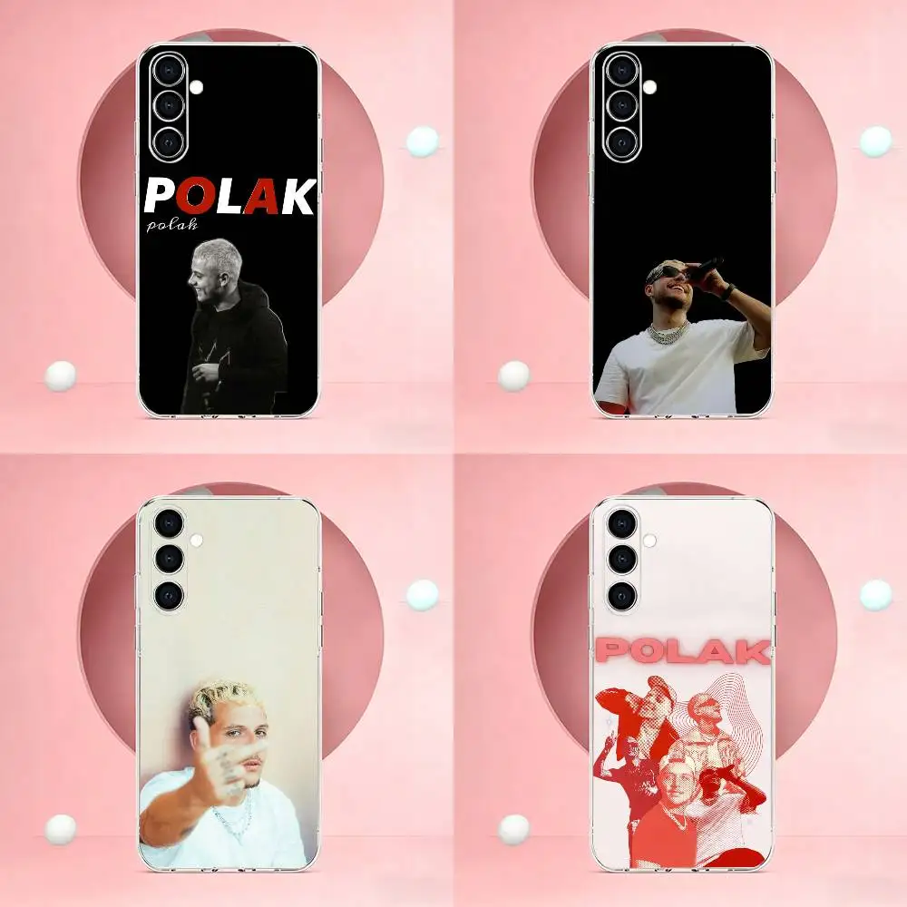 Popular famous rapper P-L-K  Phone Case For Samsung Transparent Soft Case A73,A72,A71,A70,A53,A52,A51