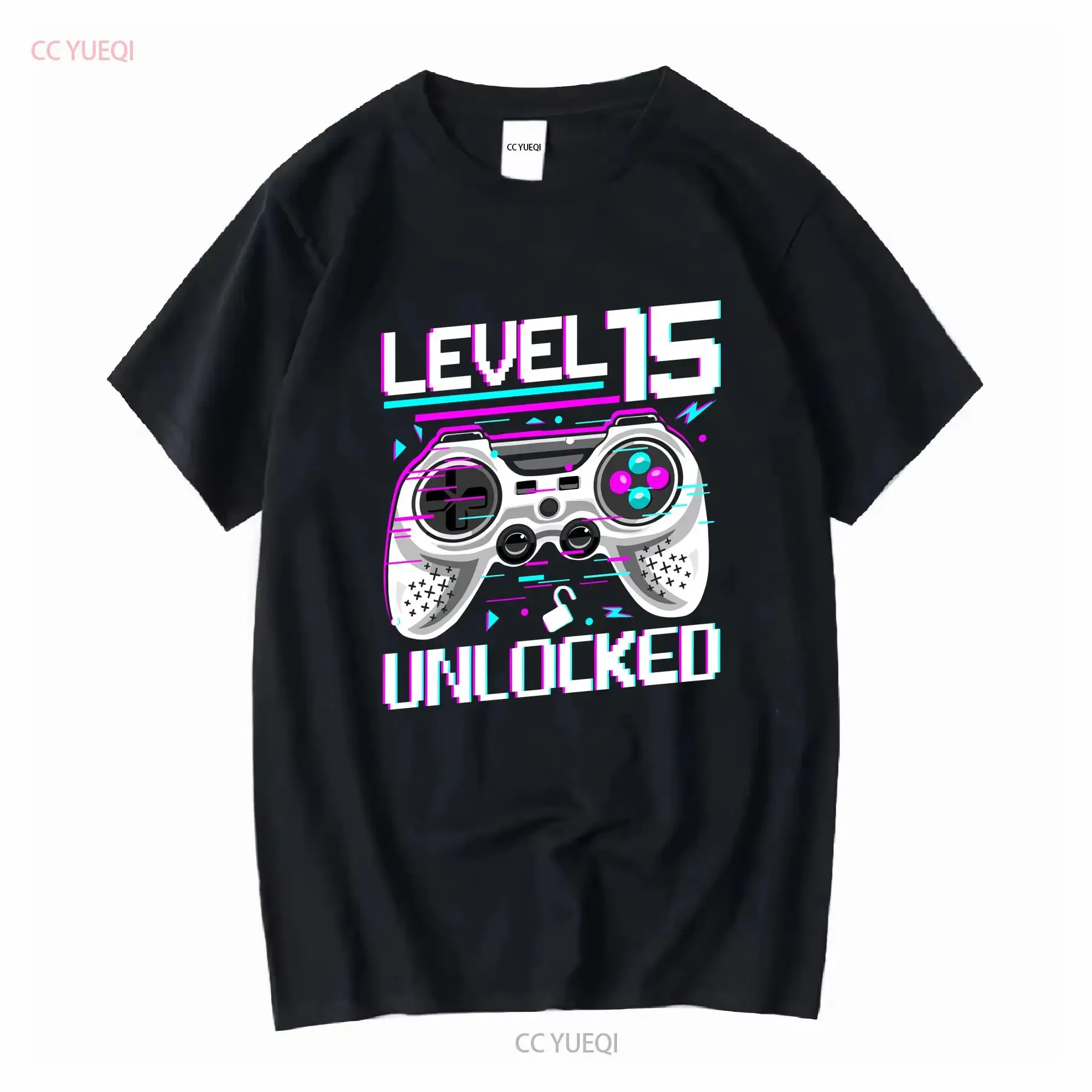 ULTRABASIC Men's Gaming T Shirt Level 14 Unlocked Video 14t long or short sleeves vintage Washed Slightly Stylish Versatile
