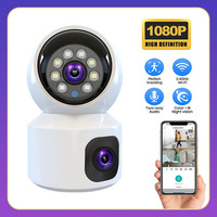 V380 Pro Mini CCTV Camera HD WiFi Wireless Dual Lens 2MP IP Cameras Smart Night Vision Security  PTZ Camara Indoor Baby Monitor