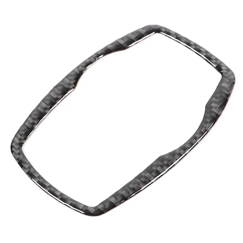 

For BMW 6 Series M6 E63 E64 2004-2010 Soft Carbon Fiber Car Multimedia Knob Frame Cover Trim Sticker Interior Car Accessories