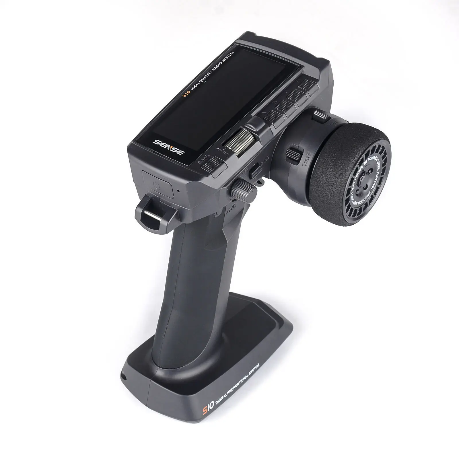 

Sanshi SENSE S10 RC10 Channel Multi-function Color Screen Remote Control, Receiver Remote Control Model Simulation Car