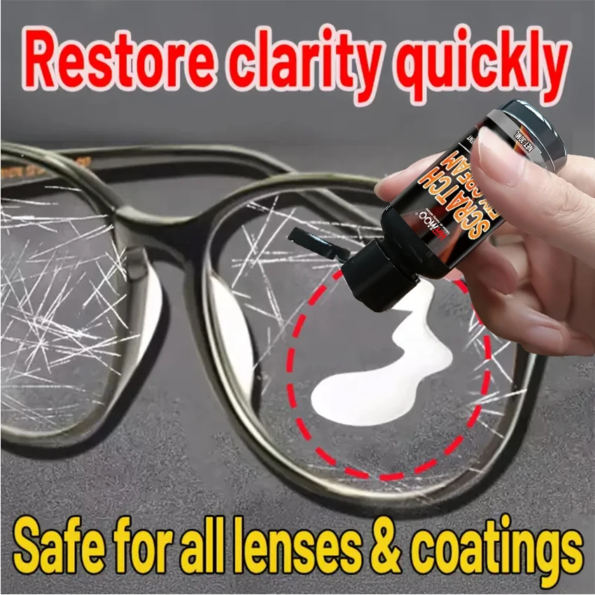 Lens Scratch Repair Paste - Safe & Gentle Formula for Eyeglasses,Reading Glasses,Fashion Eyewear,Sports Glasses & Watch Crystals view 2