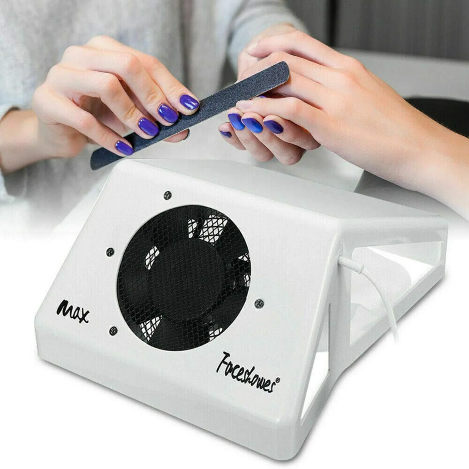 Nail Vacuum Cleaner, Dust Extraction Nail Table Suction Vacuum Cleaner Manicure Tool Machine