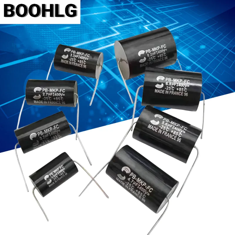 2 Buah Kapasitor MKP Audiophiler Kondensotor HIFI Demam Film Logam Audio Tanpa Elektroda 400V 630V 1.5UF 1.8UF 2.2UF 3.3UF 4.7UF