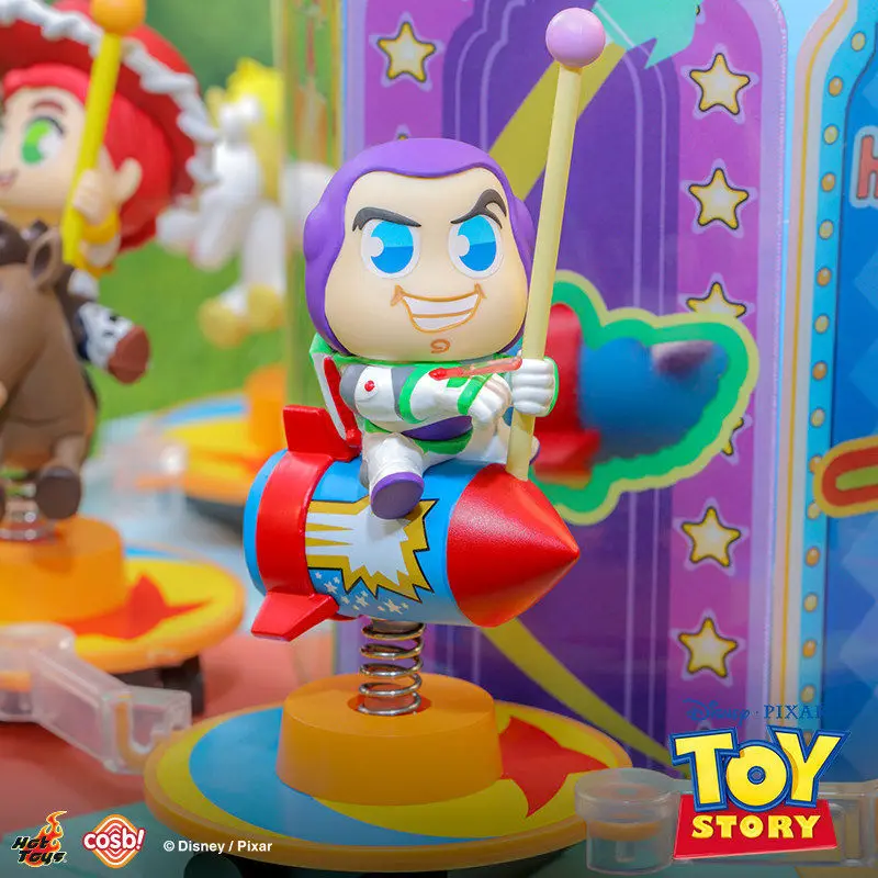 Новые популярные игрушки Disney Pixar: Коллекционная фигурка-сюрприз Cosbi из серии «История игрушек» в тематике карусели, подарок для дома в стиле парка развлечений