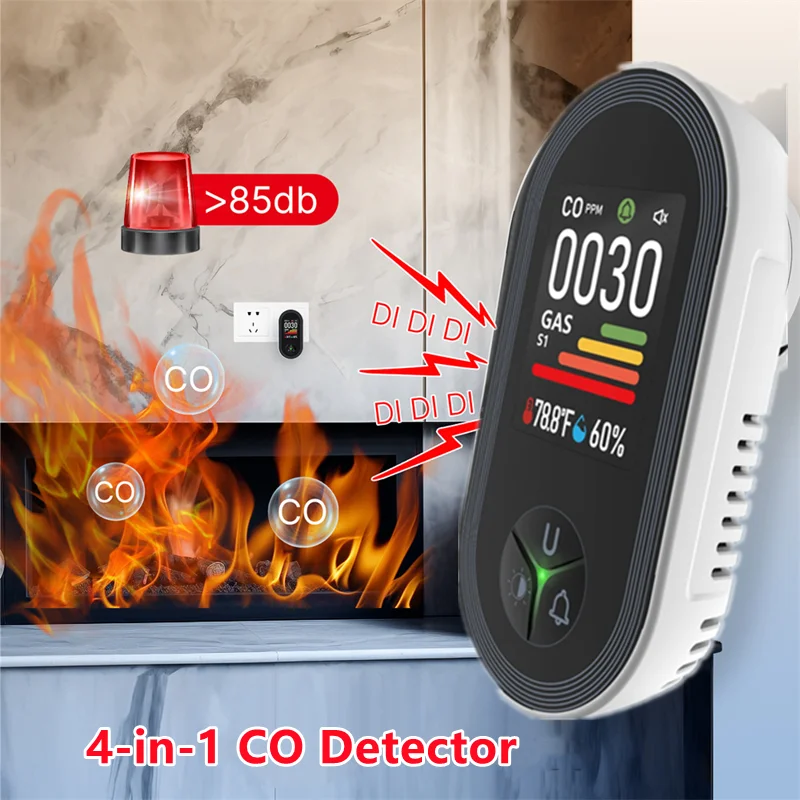 4 In 1 Carbon Monox…