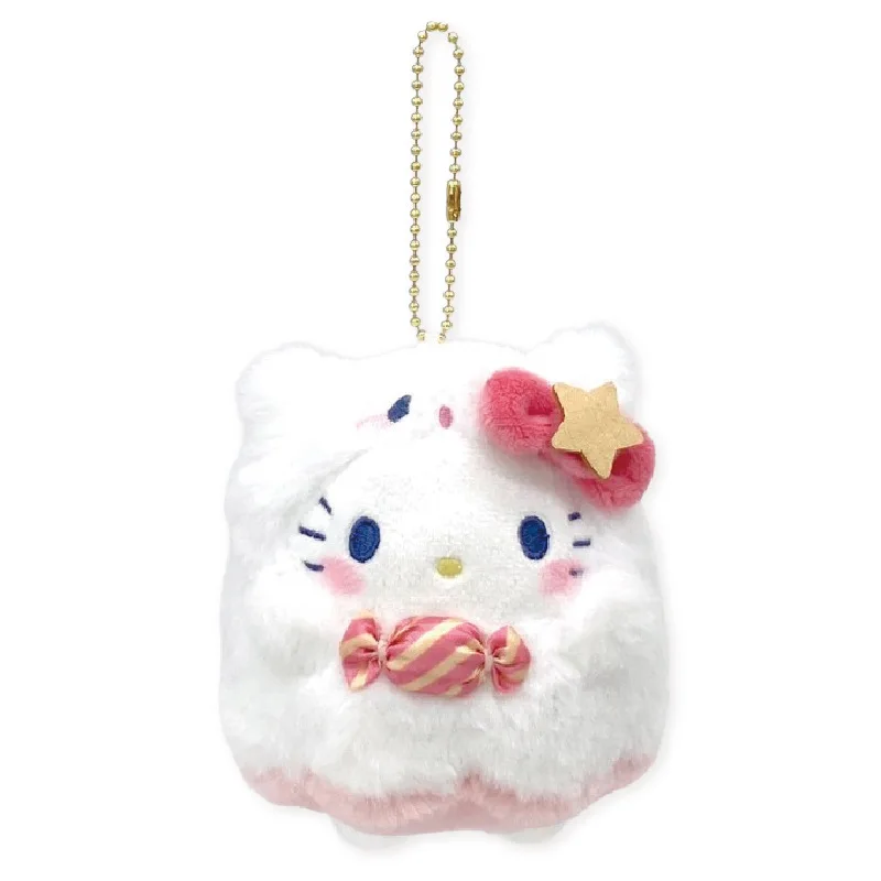 Kawaii Sanrio Cinnamoroll Hello Kitty Plush Toy Hangydon Backpack Pendant Cartoon Keychain Decoration Boys Girls Christmas Gifts