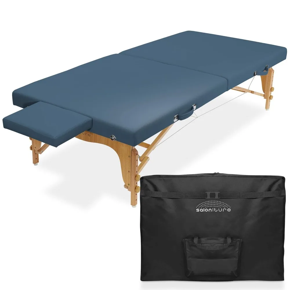 

Massage bed.Portable Physical Therapy Massage Table - Low to Ground Stretching Treatment Mat Platform - Blue72 x 33 x 24 inches