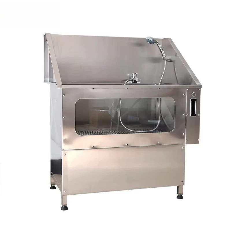 

PET Stainless Steel Pet Equipment tub Grooming Cleaning Sink with Surfing Pool Suitable for Cats Dogs