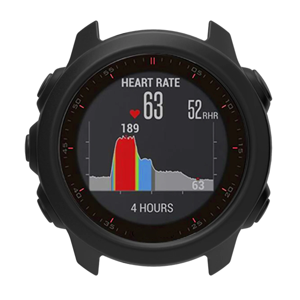 

Чехол для часов Garmin Forerunner 245 Music / Forerunner 245, мягкий силиконовый защитный чехол - черный