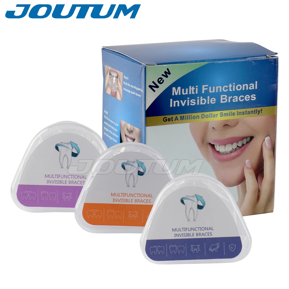 

Dental Braces Orthodontic Braces 3Phases Teeth Straightener Instanted Silicone Teeth Retainer Alignment Tooth Tray
