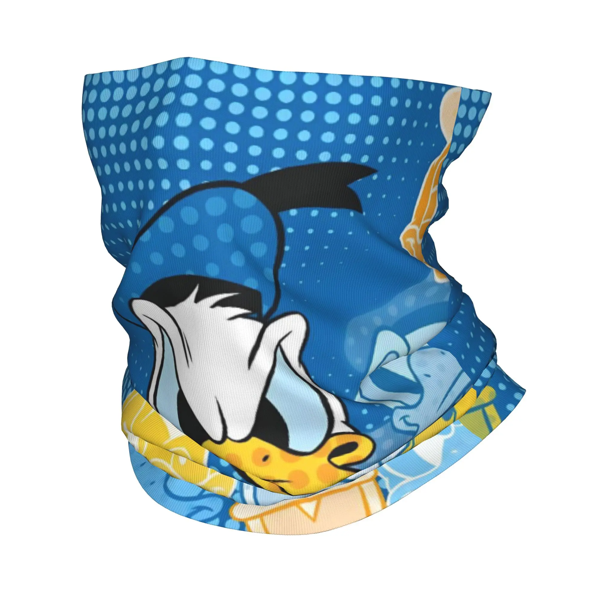 

Классический ветрозащитный зимний шарф-бандана с изображением Дональда Дака в стиле манга для мужчин и женщин, для езды на велосипеде