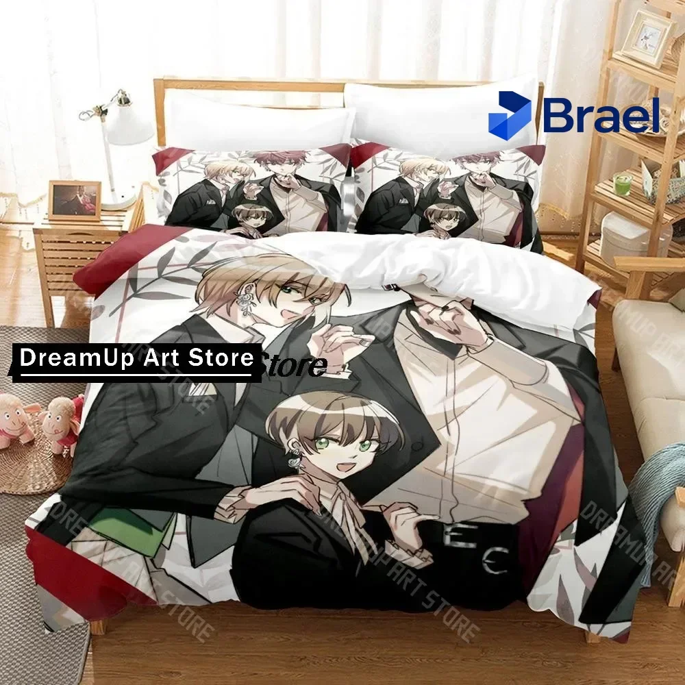 Exquisite 3D Print Mahoutsukai No Yakusoku Bedding Set Single Twin Full Queen King Size Bed Set Aldult Kid Bedroom Duvetcover Se