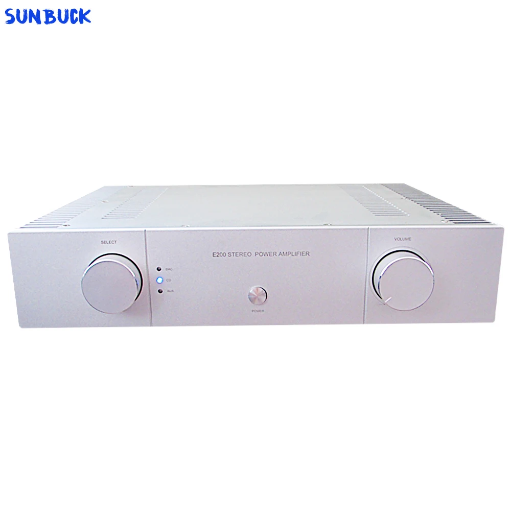 

MJE15032 MJE15033Sunbuck 130W+130W high power 2.0 E200 front and rear combined power Amplifier home hifi Power Amplifier