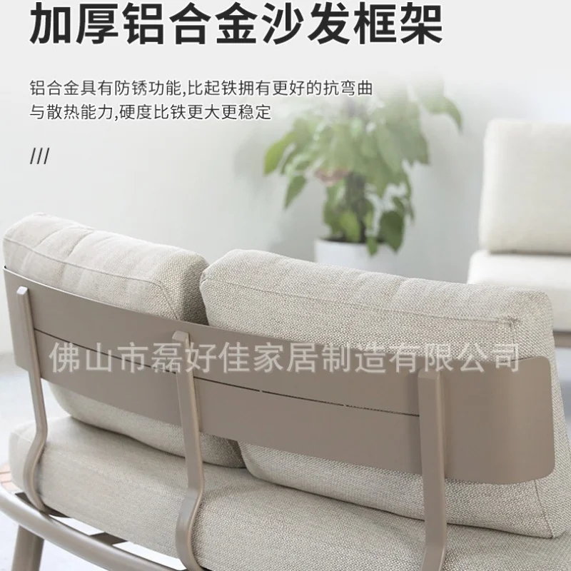 

Outdoor Courtyard, Open-Homestay, Aluminum Alloy , Balcony Leisure Sofa Set, Waterproof And Customizable