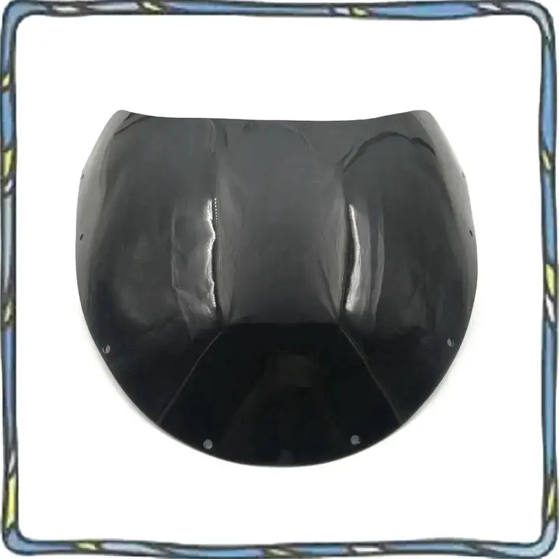 

For Suzuki RG400 RG500 Gamma Motorcycle Windshield Windscreen Front Deflector Wind Screen Component 1985-1987 Black