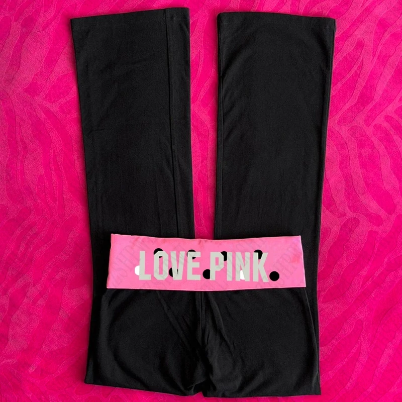 Pantalones con patrón de letras para mujer, pantalones de estética Rock, belleza urbana Y2K, pantalones Sexys para niña Emo, pantalones ajustados con punzones de basura, moda Linda