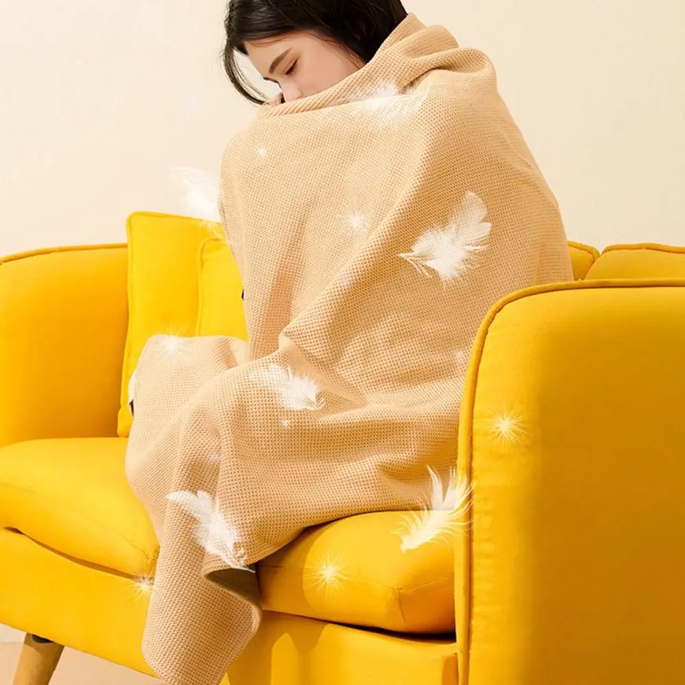 Wearable Electric Heated Blanket Zipper Closure 3 Heating Levels USB Heated Shawl Quickly Heating Adjustment Body Warmer Wrap