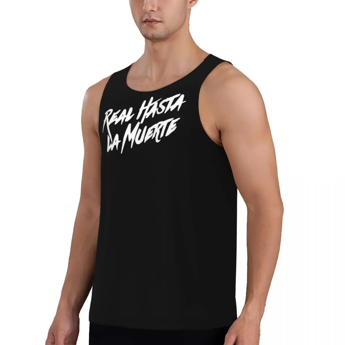 Quick Dry Anuel AA Gym Tank Muscle Sleeveless Shirt Bodybuilding Breathable Vest