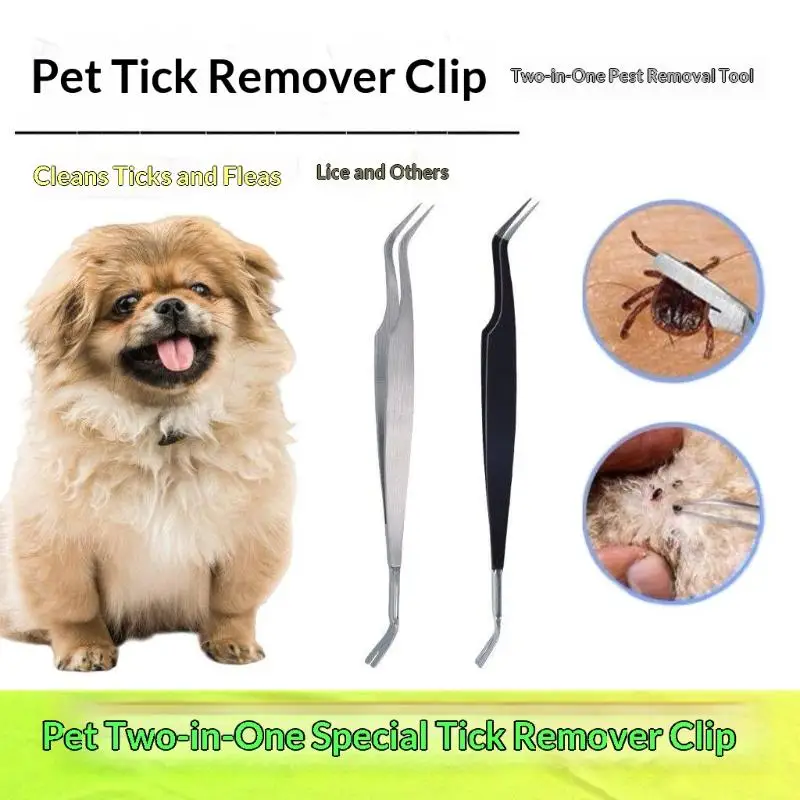 Lightweight 2 In 1 Tick Extraction Tool for Efficient Tick Management on the Go with Pets and Humans