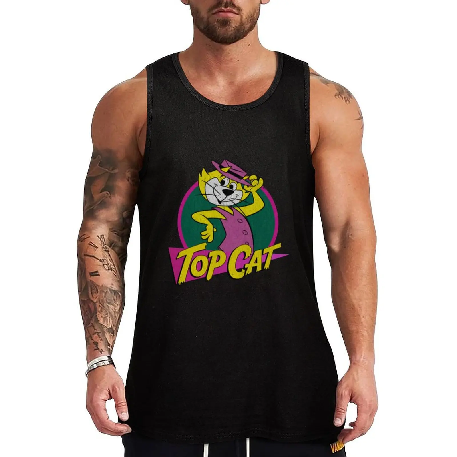 

Top Cat Tank Top bodybuilding men mens clothing mens gym clothes