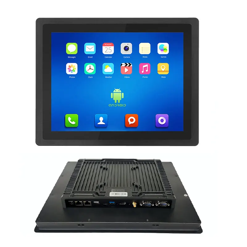 15 17 19 21.5 Inch Fanless Wall Mount Android Panel PC Touch Screen Monitors Ip65 Smart Locker Controller All-in-one Tablet Pc