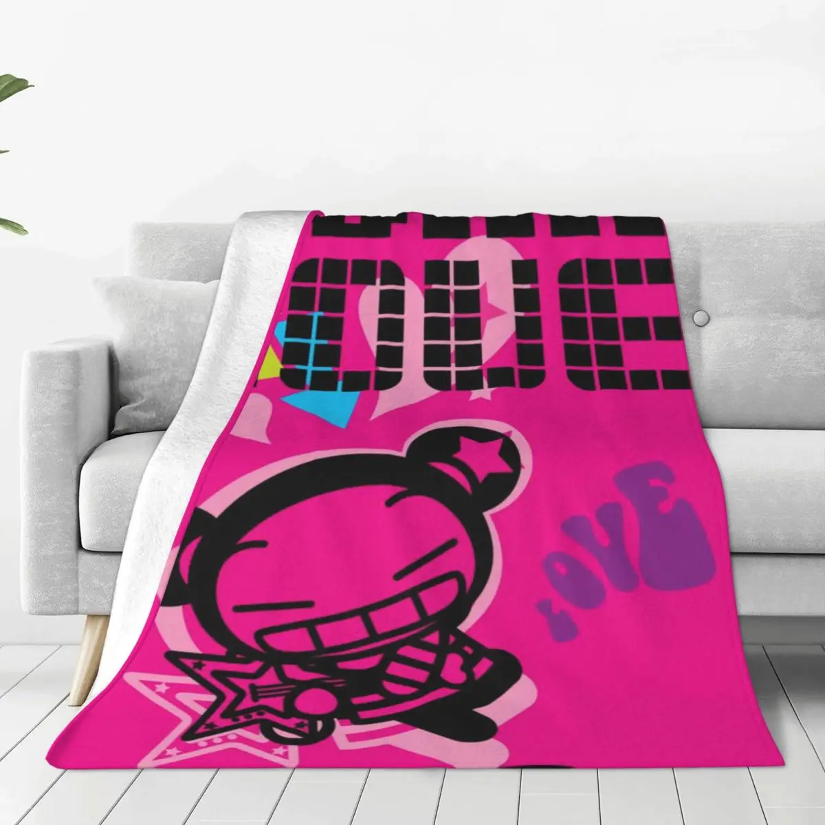 Custom Sofa Fleece Cute Cartoon P-Pucca Film Throw Blanket Warm Flannel Blankets for Bedroom Home Sofa Quilt